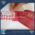 Custom anti-counterfeiting tamper proof VOID hologram seal sticker with custom text in roll